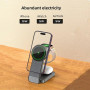 Беспроводное зарядное устройство Smart 3 in 1 M79 Metal Foldable black