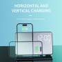 Бездротовий зарядний пристрій Smart Mirror 4 in 1 Fast 15W gray