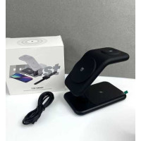 Бездротовий зарядний пристрій Smart Y10 3 in 1 Fast 15W black