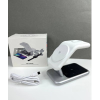 Беспроводное зарядное устройство Smart Y10 3 in 1 Fast 15W white