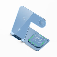 Бездротовий зарядний пристрій Smart Y91 3in1 15W blue