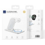 Бездротовий зарядний пристрій Wiwu 3in1 Fordable 15W Wi-W020 white