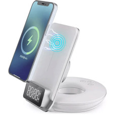 Бездротовий зарядний пристрій Wiwu M11 4in1 Wireless Charger white Бездротовий зарядний пристрій Wiwu M11 4in1 Wireless Charger white