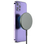 Беспроводное зарядное устройство Wiwu M14 Transparent Magnetic Wireless Charger