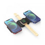 Бездротовий зарядний пристрій Wiwu M6 3in1 Wireless Charger black
