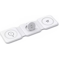 Бездротовий зарядний пристрій Wiwu M6 3in1 Wireless Charger white