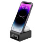 Бездротовий зарядний пристрій + годинник Wiwu 3in1 Wi-W011 black
