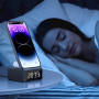 Бездротовий зарядний пристрій + годинник Wiwu 3in1 Wi-W011 black