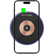 Бездротовий зарядний пристрій Wiwu Wi-W013 15W black Бездротовий зарядний пристрій Wiwu Wi-W013 15W black
