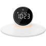 Бездротовий зарядний пристрій + годинник та динамік Wiwu Wi-W017 15W white