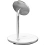 Бездротовий зарядний пристрій Wiwu 2in1 Wi-W019 white
