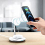Бездротовий зарядний пристрій Wiwu 2in1 Wi-W019 white