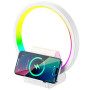 Бездротовий зарядний пристрій Wiwu 2in1 Wi-W021 Wireless Charger+Bluetooth Speaker white