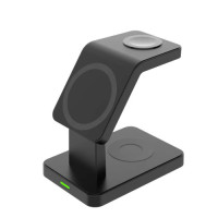 Беспроводное зарядное устройство 3 in 1 AY31 Fast 15W black