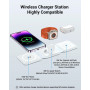 Бездротовий зарядний пристрій MD-WXC003 Wireless Charger 3in1 white