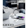 Бездротовий зарядний пристрій MD-WXC003 Wireless Charger 3in1 white