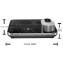 Бездротовий зарядний пристрій + нічник R12 4 in 1 30W black