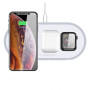 Беспроводное зарядное устройство W40 Wireless Charger 3in1 white
