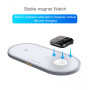 Беспроводное зарядное устройство W40 Wireless Charger 3in1 white
