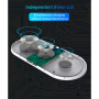 Беспроводное зарядное устройство W40 Wireless Charger 3in1 white