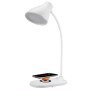 Бездротовий зарядний пристрій + настільна лампа LED Lamp WD105 Wireless Charger white