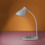 Бездротовий зарядний пристрій + настільна лампа LED Lamp WD105 Wireless Charger white
