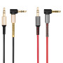 Аудио кабель Aux Hoco UPA02 с микрофоном (2m) black
