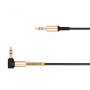 Аудио кабель Aux Hoco UPA02 с микрофоном (2m) black