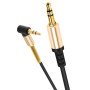 Аудио кабель Aux Hoco UPA02 с микрофоном (2m) black