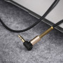 Аудио кабель Aux Hoco UPA02 с микрофоном (2m) black