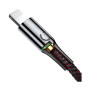 Кабель Baseus C-shaped Light Intelligent Power-Off Lightning 2.4A (1m) black