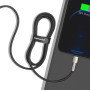 Кабель Baseus Cafule Metal Lightning Cable 2.4A (1m) black