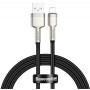Кабель Baseus Cafule Metal Lightning Cable 2.4A (1m) black