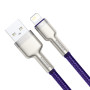 Кабель Baseus Cafule Metal Lightning Cable 2.4A (1m) purple