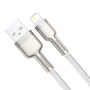 Кабель Baseus Cafule Metal Lightning Cable 2.4A (1m) white