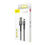 Кабель Baseus Cafule Special Edition Lightning Cable 2.4A (1m) black