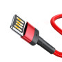 Кабель Baseus Cafule Special Edition Lightning Cable 2.4A (1m) red/black