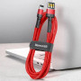Кабель Baseus Cafule Special Edition Lightning Cable 2.4A (1m) red/black