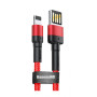 Кабель Baseus Cafule Special Edition Lightning Cable 2.4A (1m) red/black