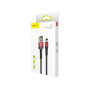 Кабель Baseus Cafule Special Edition Lightning Cable 2.4A (1m) red/black