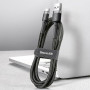 Кабель Baseus Cafule Type-C Cable 2A (2m) black/grey