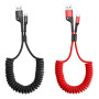 Кабель Baseus Fish Eye Spring Data Type-C Cable 2A (1m) black
