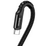 Кабель Baseus Fish Eye Spring Data Type-C Cable 2A (1m) black