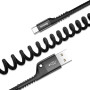 Кабель Baseus Fish Eye Spring Data Type-C Cable 2A (1m) black
