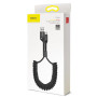 Кабель Baseus Fish Eye Spring Data Type-C Cable 2A (1m) black
