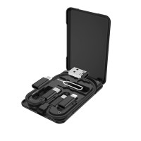 Кабель Hoco U86 "Treasure" 6in1 (0.28М) black