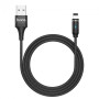 Кабель Hoco U76 "Fresh magnetic" Lightning (1.2m) black
