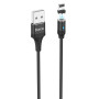 Кабель Hoco U76 "Fresh magnetic" Lightning (1.2m) black