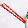 Кабель Hoco U78 "Cotton treasure elastic" lightning (1.2m) red
