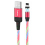 Кабель Hoco U90 "Ingenious streamer" Lightning (1m) red